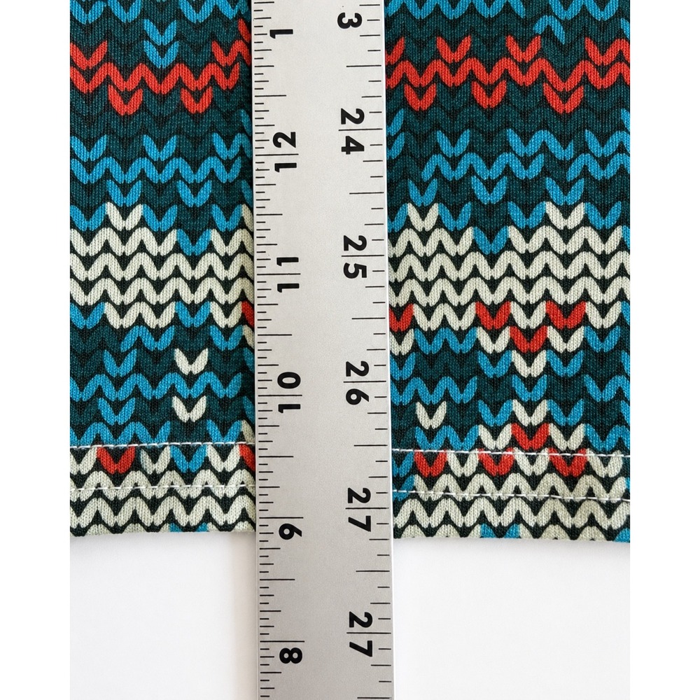 LL Bean Long Sleeve Top Womens L Regular Multicolor Excellent Fair Isle Print - Picture 16 of 16